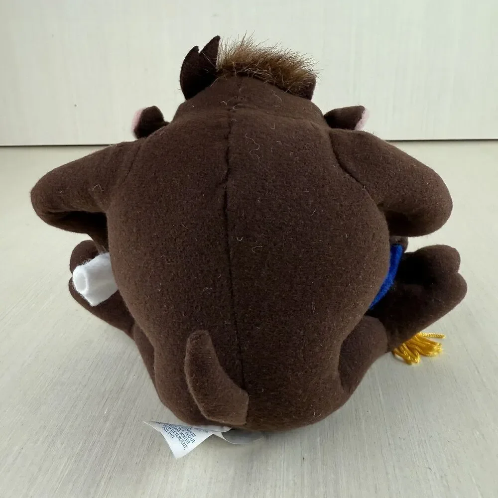 Vintage Tasmanian Devil Graduation Plush Toy Looney Tunes Applause New 6”